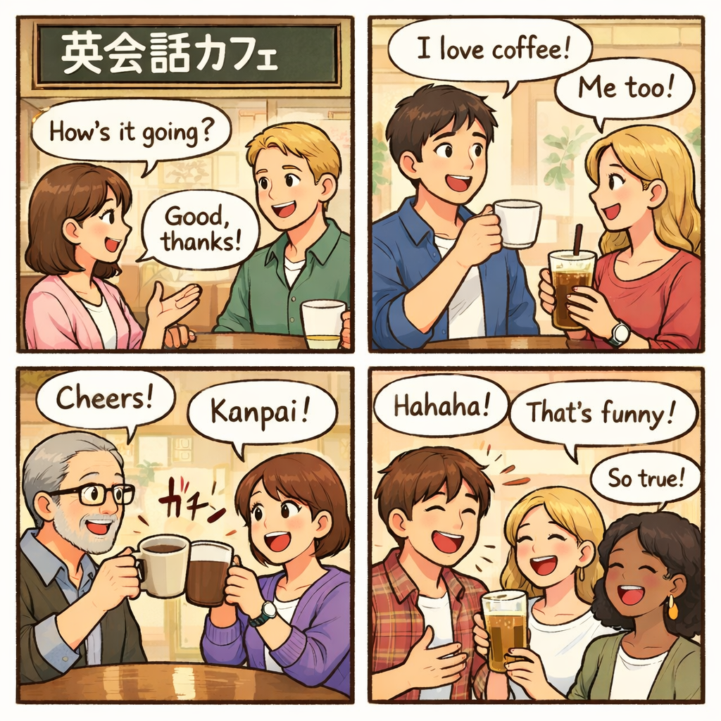 英会話カフェの特徴