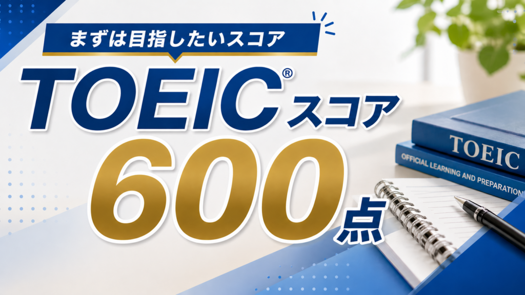 TOEICスコア600点以上