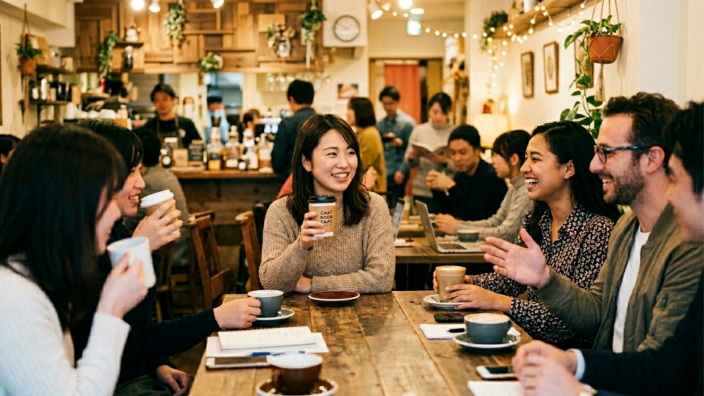 英会話カフェはカジュアル・気軽に参加できるのが特徴